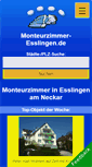 Mobile Screenshot of monteurzimmer-esslingen.de